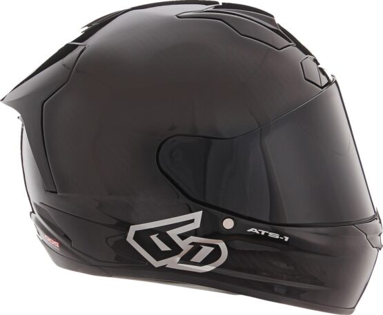 6D ATS-1R Solid Full Face Helmet XL Gloss Black Unisex