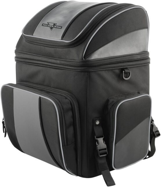 Nelson-Rigg Route 1 Destination Backrest Rack Bag Black - Image 2