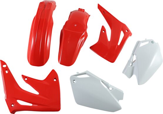 Acerbis Red & White Plastic Kit 6pc Fits 03-07 Honda CR85R /Expert - Image 3