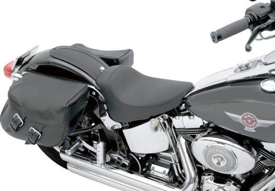 Drag Specialties Solo Seat Smooth Black FXST FLST 2000-2017 - Image 3