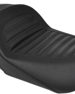 Slim Roll & Pleat 2-Up Seat Black Gel