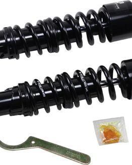 Progressive 412 Series Rear Shocks Black 13.5in Heavy Duty For Harley FXD FXDWG