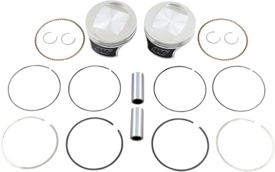 Wiseco Tracker Series Piston Kit 3.885in +0.010in For Harley Twin Cam 88-95ci - Image 2