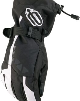 Women's Pivot Snow Gloves Black/White X-Large