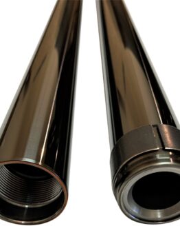 Pro-One 39mm Black Fork Tubes 24.25in Pair For Harley-Davidson