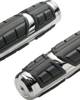 CIRO Chicane Chrome Cable Grips Pair For Harley-Davidson