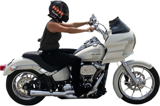 Klock Werks 21in Wrapper Front Fender Black For Harley-Davidson - Image 2