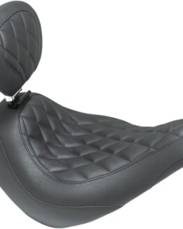 Tripper Diamond  Wide Solo Seat w/Backrest