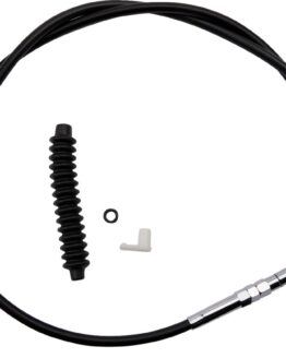 Drag Specialties Black Vinyl Clutch Cable Standard Harley Touring