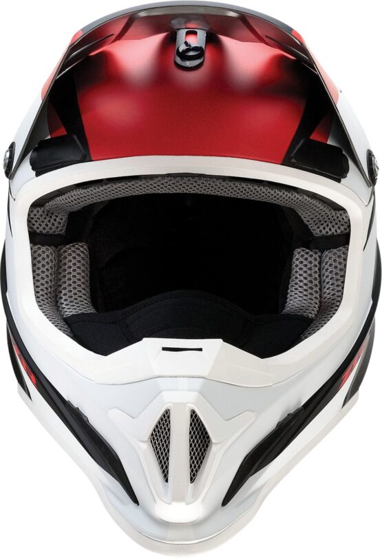 Z1R Rise Cambio Snow Helmet - Large, White/Black/Red - Image 3