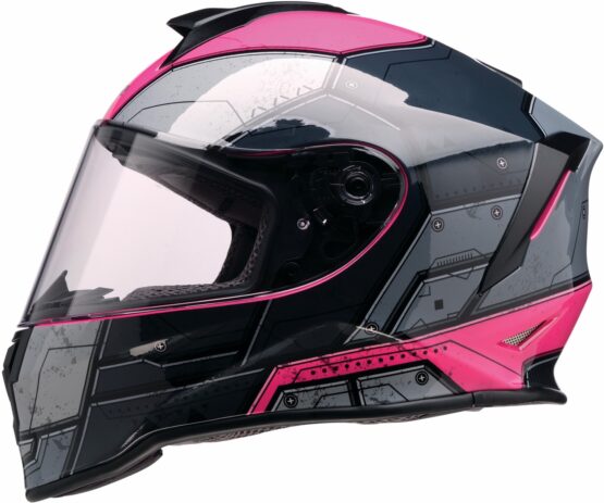 Z1R Youth Warrant Sentinel Helmet - Large, Pink/Gray