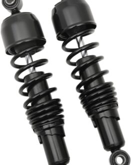 Drag Specialties 12in Black Replacement Rear Shocks Pair For Harley Dyna