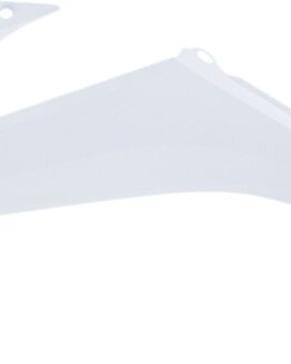 Acerbis Radiator Shrouds White/Orange Plastic Fits KTM