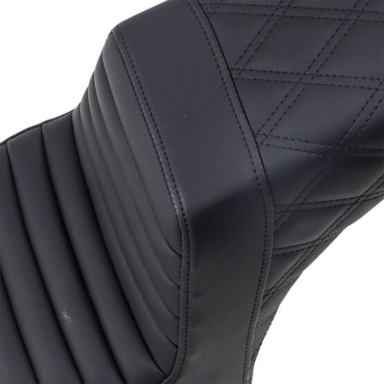 Black Step-Up Tuck and Roll 2-Up Seat - Image 2