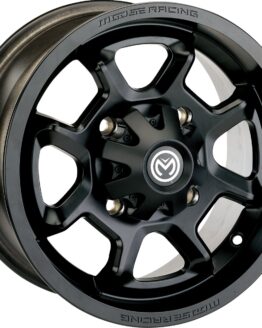 Moose 415X 14x7 Black Aluminum Wheel 4/136 Front/Rear For Can-Am Kawasaki