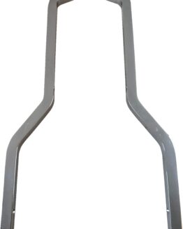 Drag Specialties Square Sissy Bar Chrome 10.14in x 8.75in For Harley-Davidson
