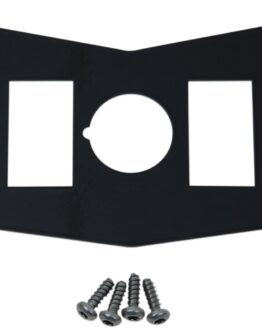 Moose Dashplate 4-Switch 12V Black Steel Fits 08-14 RZR800 12-18 RZR570