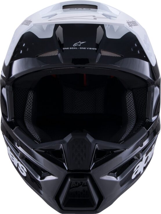 Alpinestars SM3 Radium Helmet Gloss Black/White/Gray Large - Image 2