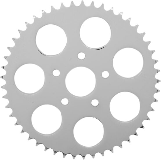 Carbon Steel Rear Sprocket 49T Chrome - Image 2