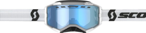 SCOTT Fury Snow Cross Goggle White Blue Lens Adult Unisex - Image 2