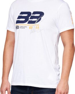 100% Men's BB33 Signature Tee White Small