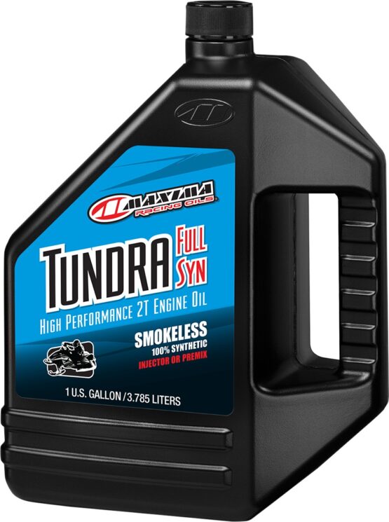 Maxima Tundra Full Synthetic 2T 2-Stroke Snowmobile Oil 128oz