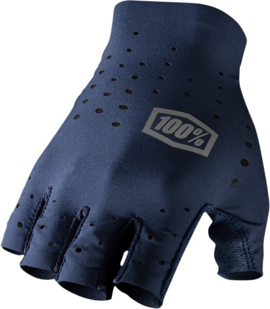 100% Sling Short Finger MTB Gloves Navy Men's Small
