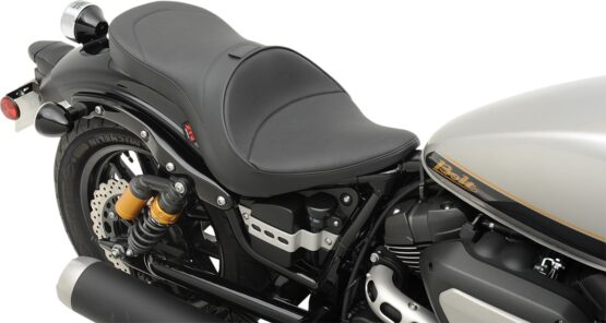 Mild Stitched Vinyl 2-Up Seat Black Low