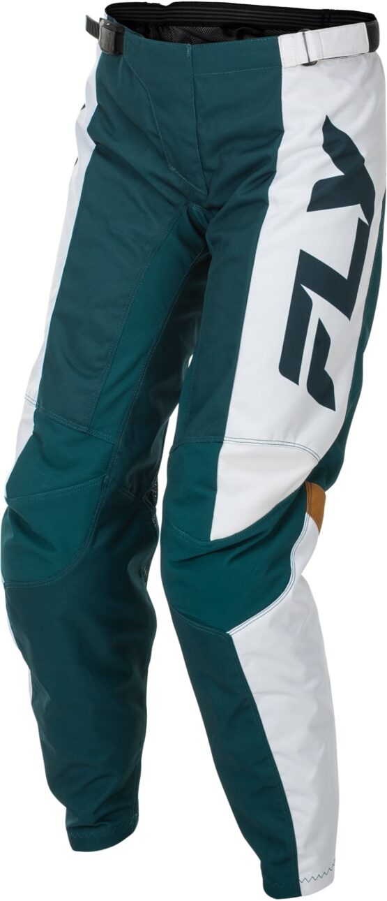 Fly Racing F-16 Women's Pants Teal/White/Gold US 07/08 - Image 3