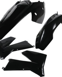 Acerbis Black Plastic Kit 4pc Fits KTM EXC SX SXS/-F XC/-F