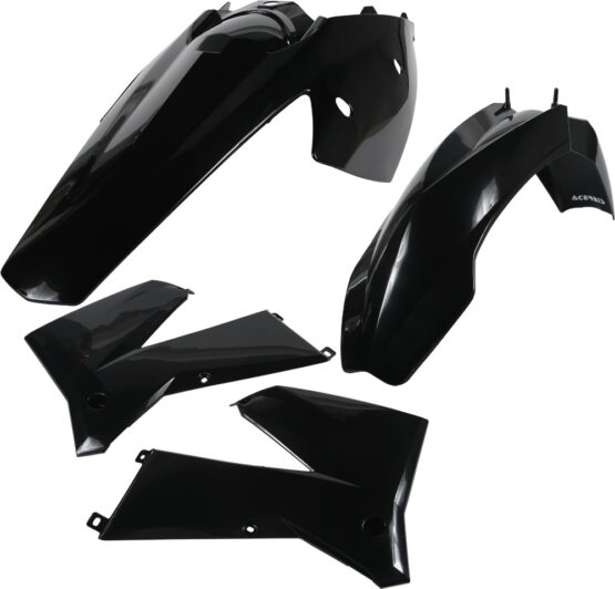 Acerbis Black Plastic Kit 4pc Fits KTM EXC SX SXS/-F XC/-F