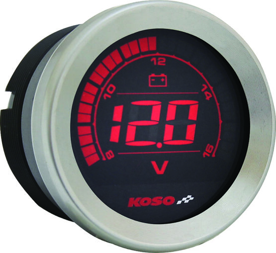 Digital Harley Gauge Cluster Silver - Image 7