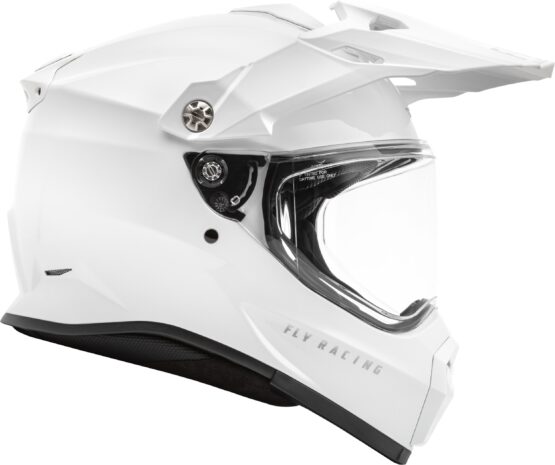 Fly Racing Trekker Solid Helmet White X-Small - Image 2