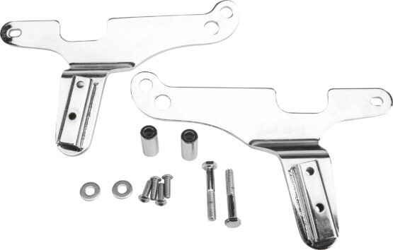 15" Short Rigid Chrome Sissy Bar Complete Kit - Image 2