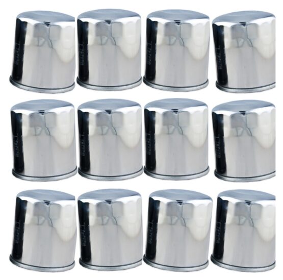 HF303C Oil Filter - Chrome - 12 Pack