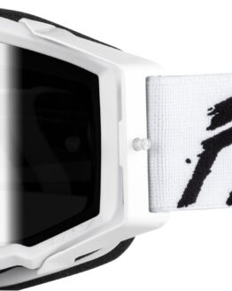 Fly Racing Zone Elite Goggles Black/White Black Mirror Lens