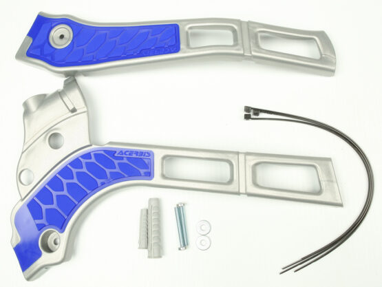 X-Grip Frame Guards Silver/Blue