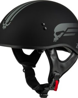 GMAX HH-65 Retribution Helmet Matte Black/Silver XS