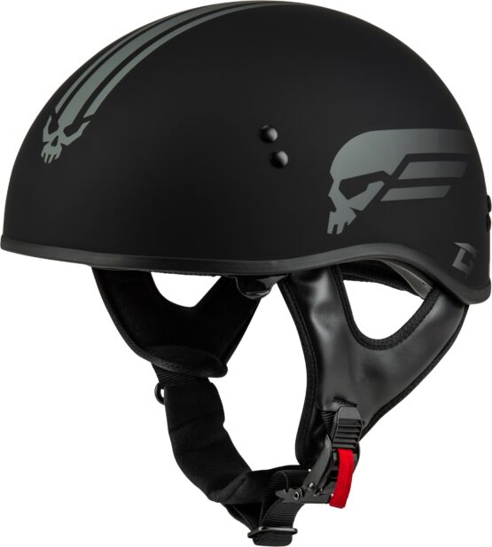 GMAX HH-65 Retribution Helmet Matte Black/Silver XS