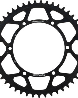 Supersprox Steel Rear Sprocket 49T Black Fits 82-17 Kawasaki Suzuki