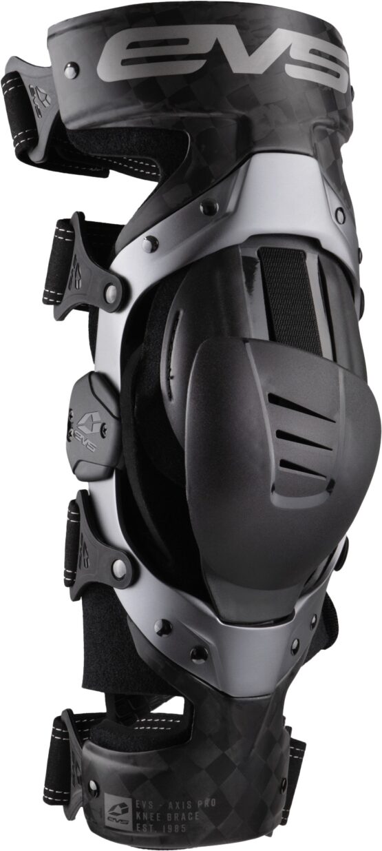 EVS Axis Pro Knee Brace Pair Black/Grey Large - Image 7