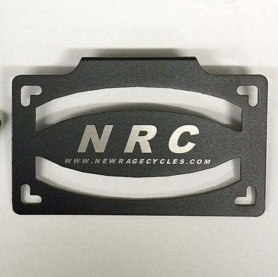 New Rage Cycles 2-Position Fender Eliminator Bracket Black Fits 10-19 Diavel - Image 2
