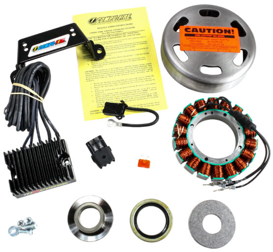 Compu-Fire 40A 3-Phase Charging System with Vented Rotor For Harley-Davidson