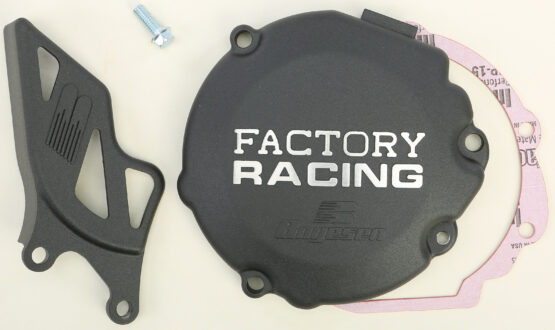 Boyesen Spectra Factory Ignition Cover Black Fits 86-19 Suzuki RM80 RM85/L