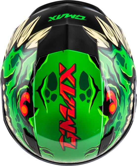 GMAX Youth GM-49Y Drax Helmet Green Small - Image 4
