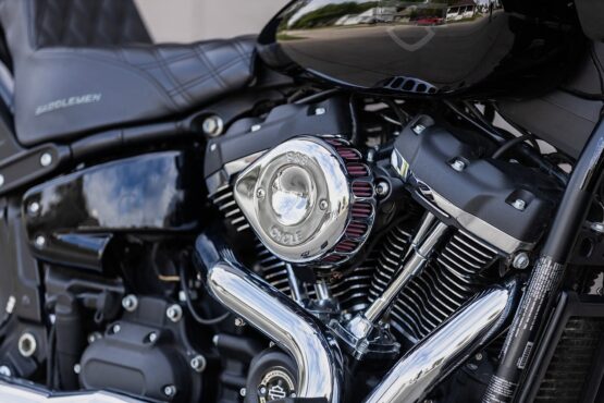 S&S Stealth Mini-Teardrop Air Cleaner Cover Chrome - Image 2