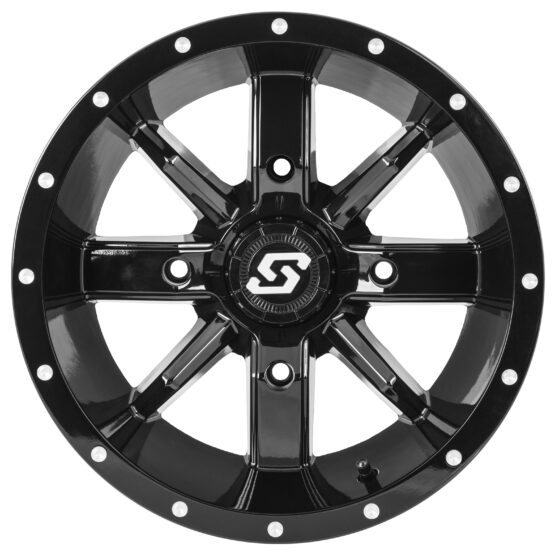 Sedona Hollow Point Wheel 14x10 4/156 5+5 Offset Black - Image 2