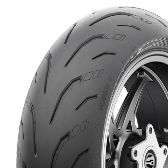 Michelin Power 6 Rear Tire 190/55ZR17 (75W) Radial Tubeless - Image 2