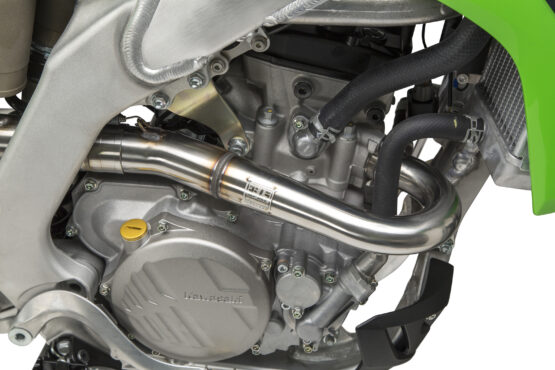 RS-12 Full Exhaust System Stainless/Aluminum Fits 21-22 Kawasaki KX250F/X - Image 4