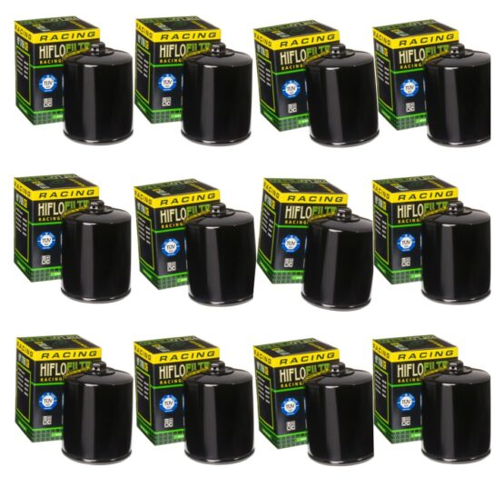 HF170BRC Race Oil Filter - Black - 12 Pack